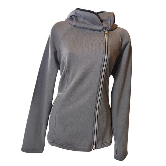 Dover Saddlery Fleece Jacket Womens Medium Hooded Full Zip Equestrian Activewear - Picture 13 of 13